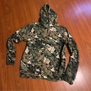 Zoo York x Kaws XL Camo Print Hoodie Sweater